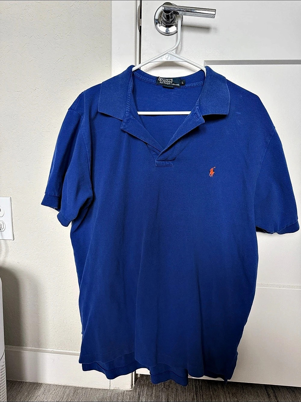 Polo Ralph Lauren Classic Fit Cotton Mesh Polo Shirt Blue